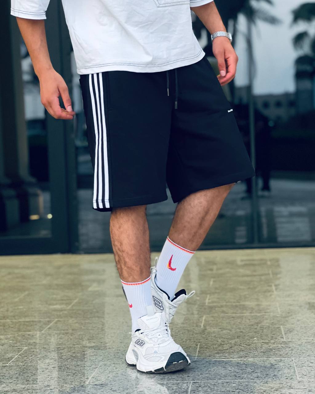 Black Fleece Shorts