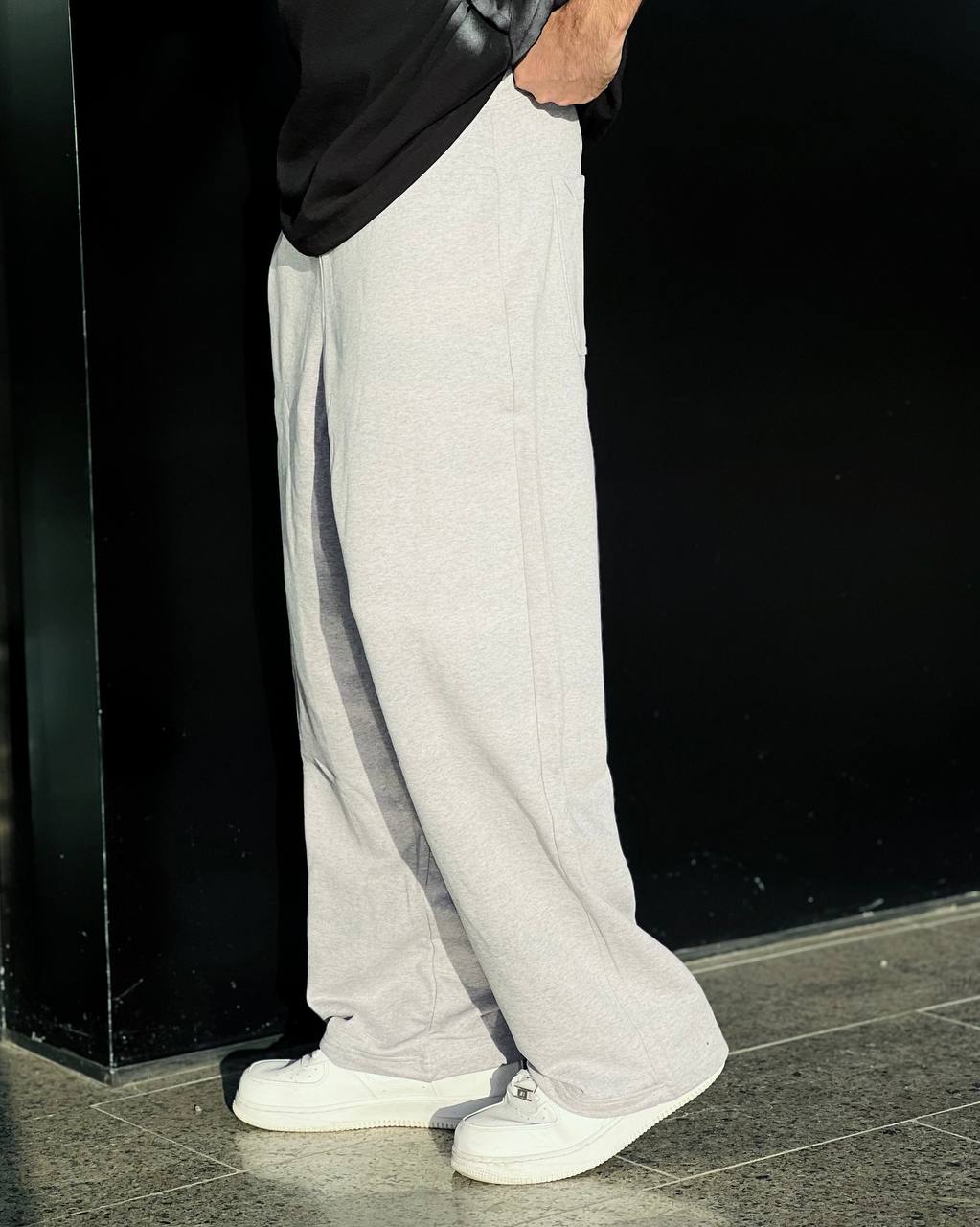 basic gray sweatpants