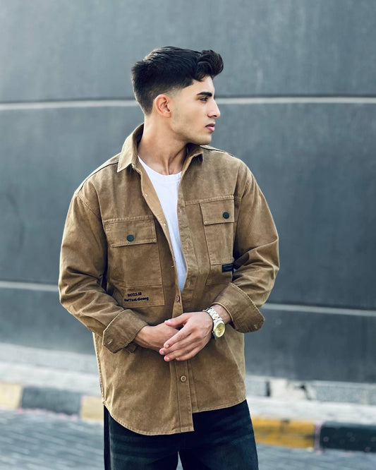 Camel Utility Shirt