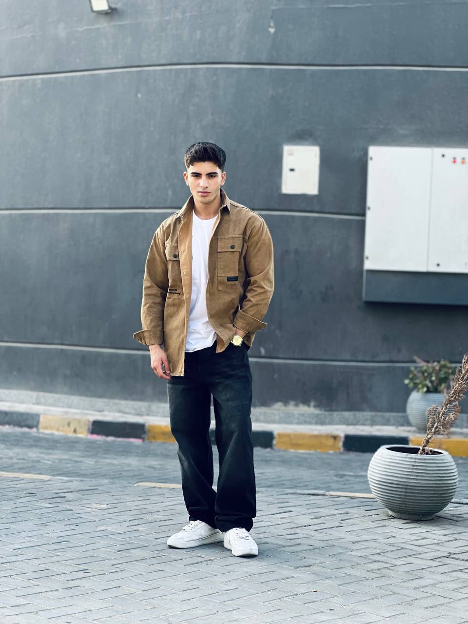 Camel Utility Shirt