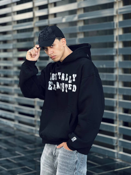 Black Oversized Hoodie