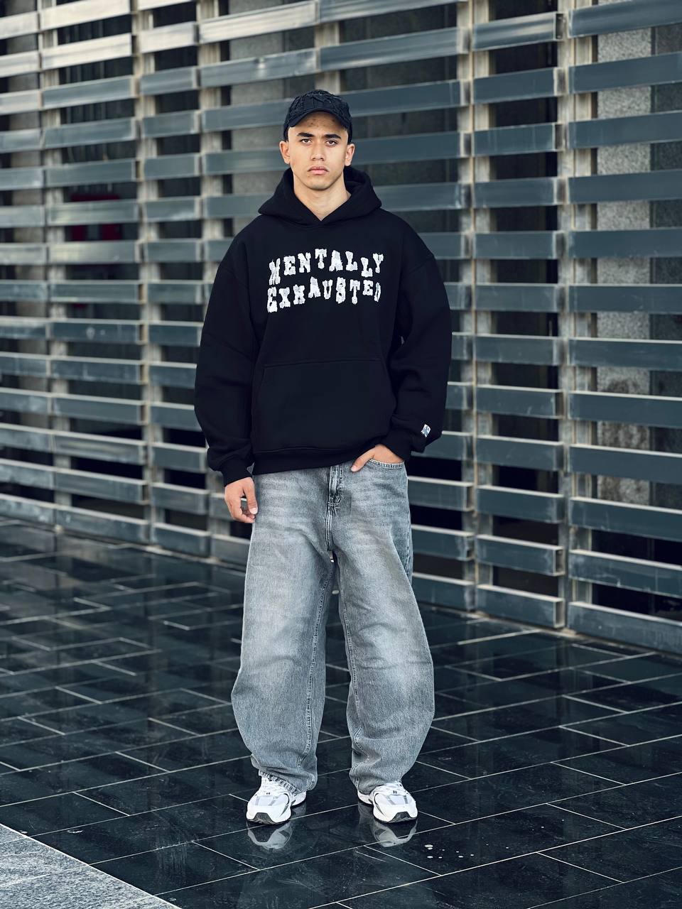 Black Oversized Hoodie