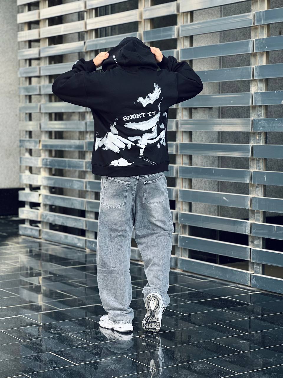 Black Oversized Hoodie