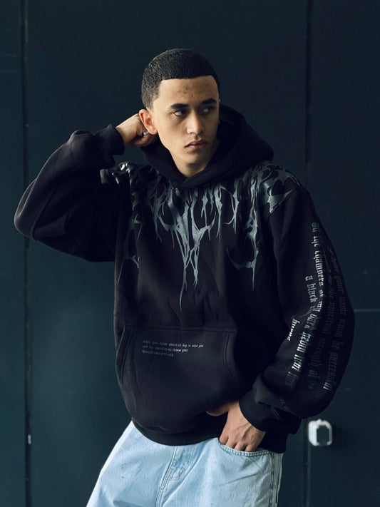 Black Oversized Hoodie