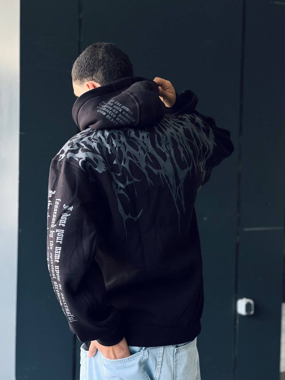 Black Oversized Hoodie