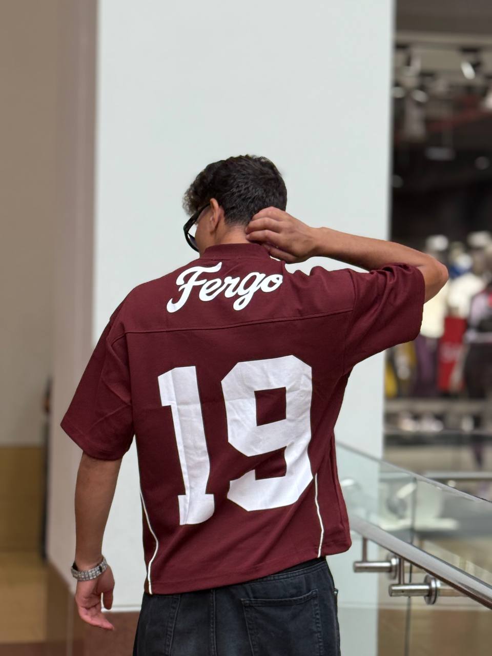 Burgundy Baseball T-shirt