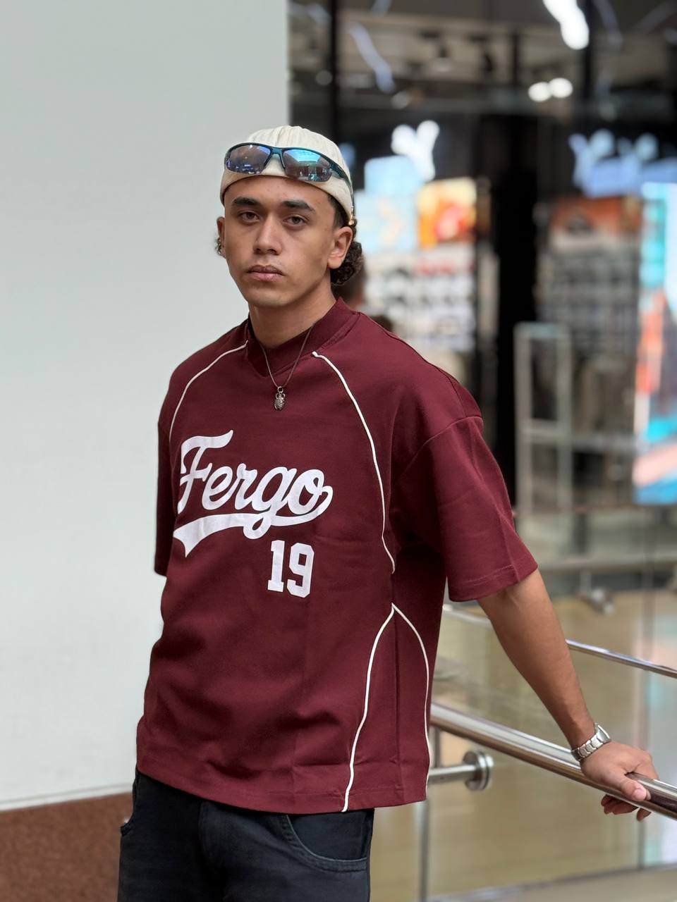 Burgundy Baseball T-shirt