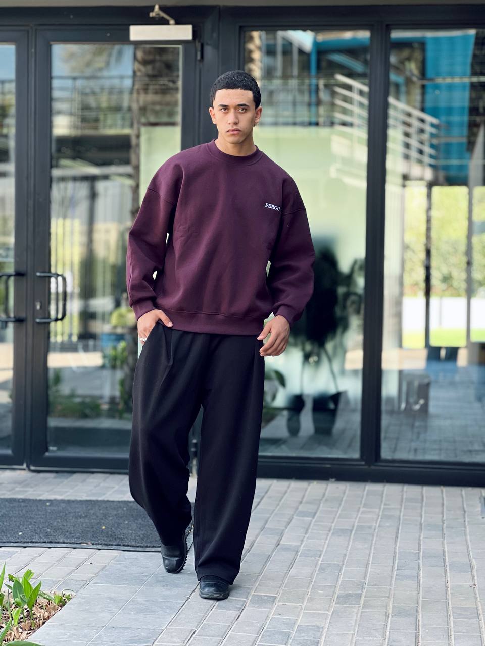 Burgundy Crewneck