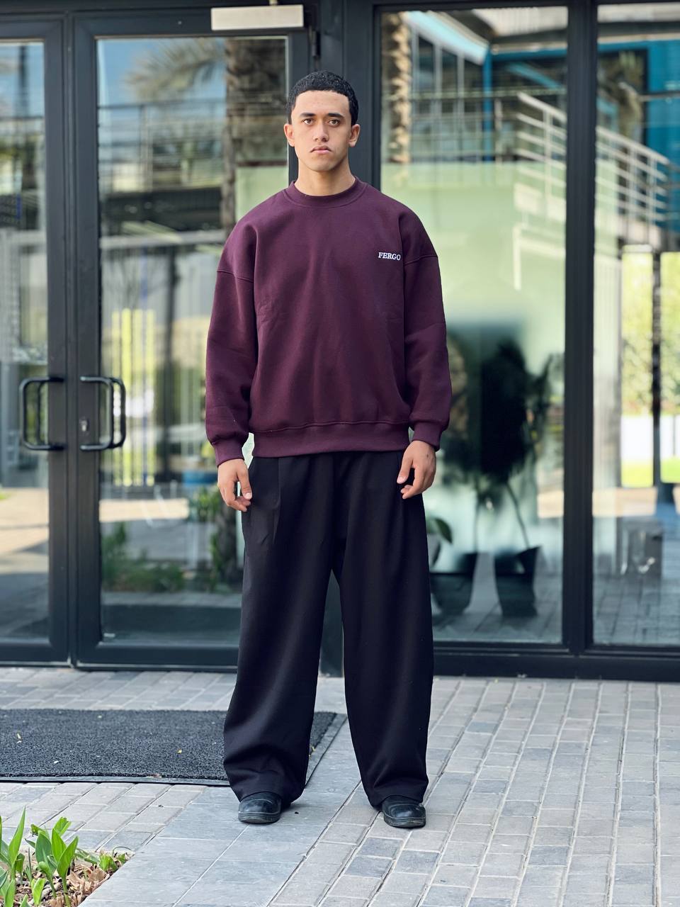 Burgundy Crewneck