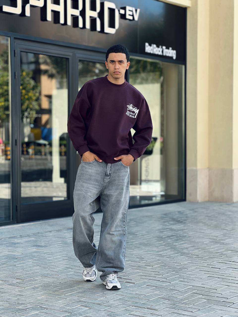 Burgundy Crewneck