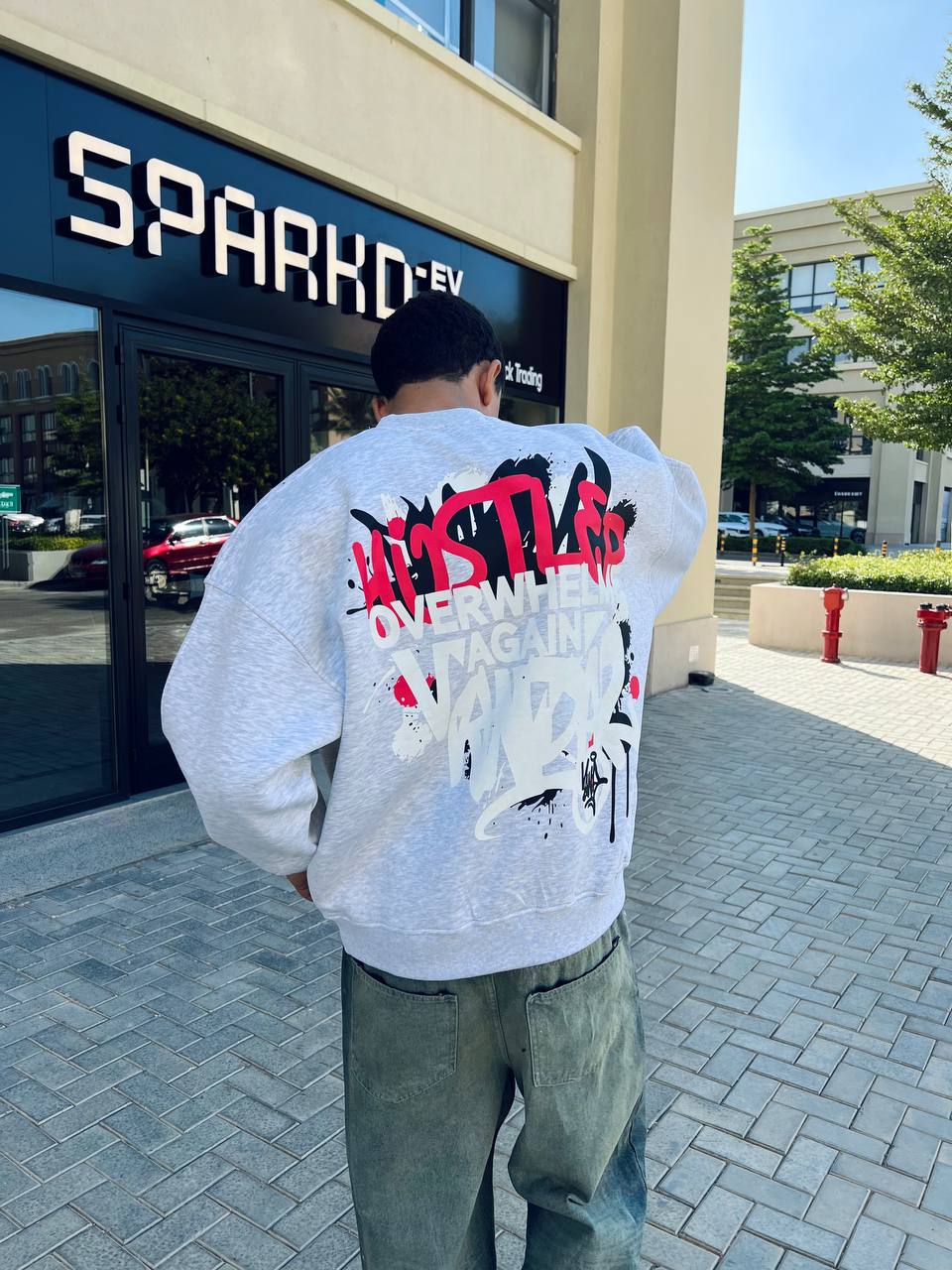 gray Crewneck