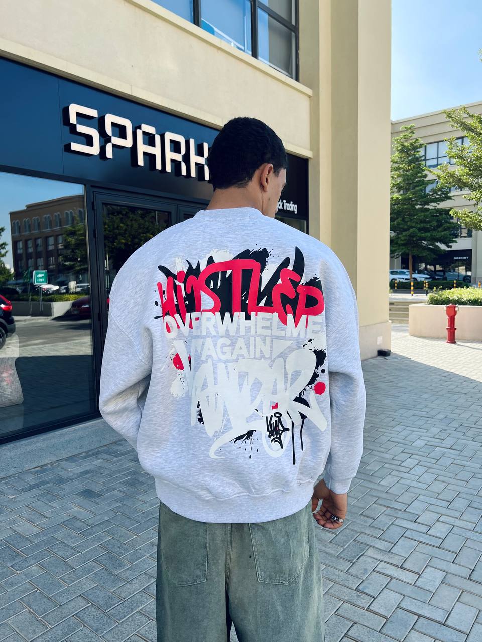 gray Crewneck