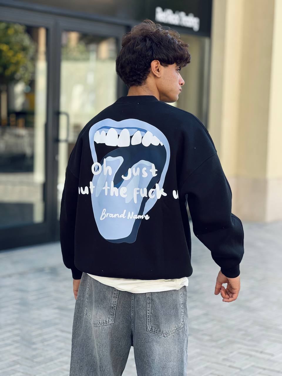 Black  Crewneck