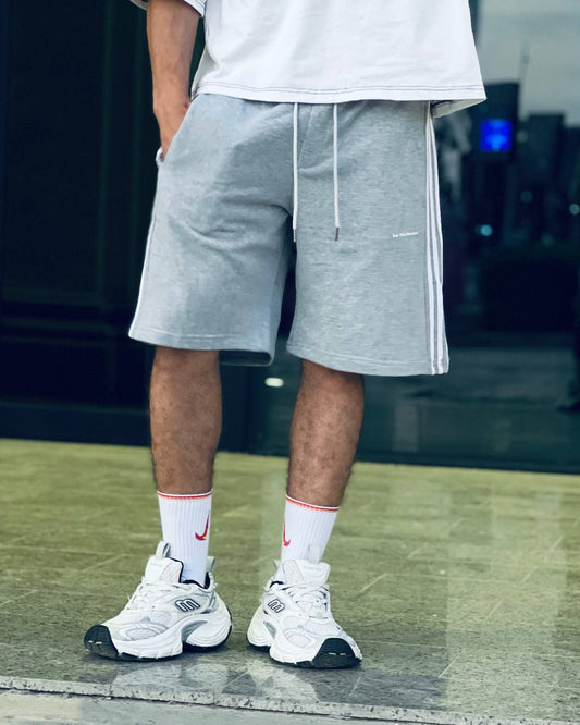 Gray Fleece Shorts