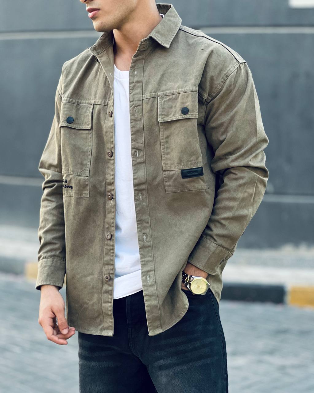 Olive Utility Shirt
