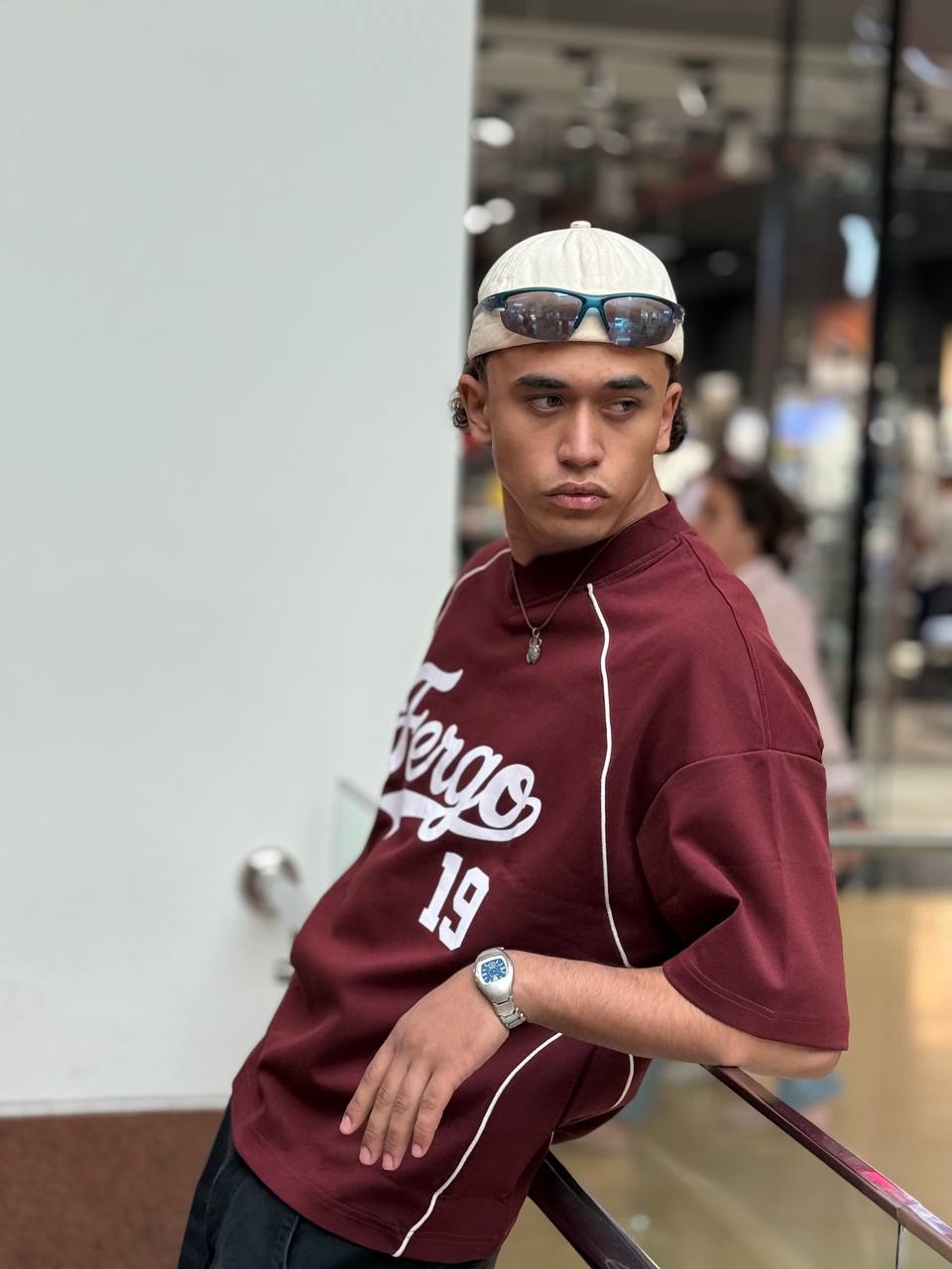 Burgundy Baseball T-shirt
