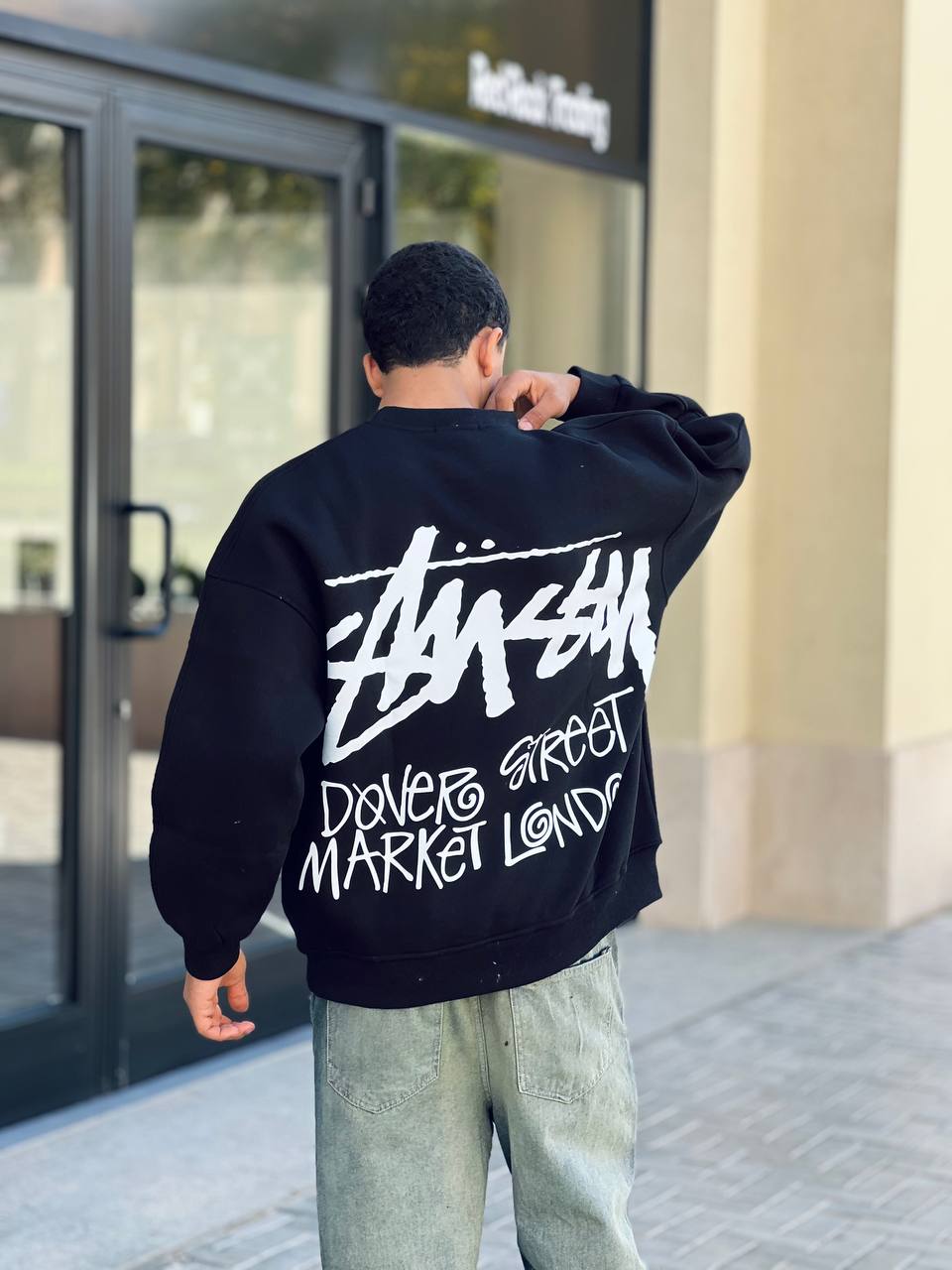 Black crewneck